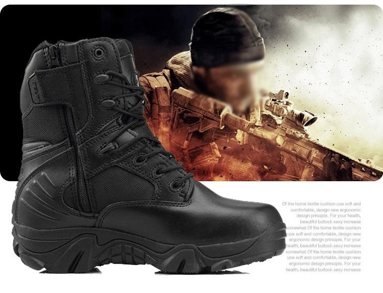 2017 VOYAGER MAN'S TACTICAL COMBAT BOOTS REINFORCED TOES AND SOLES FOR ...