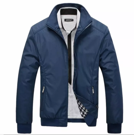 NAVY BLUE BUSINESS PROFESSIONAL JACKET FOR THE MODERN MALE DESIGNED IN ...